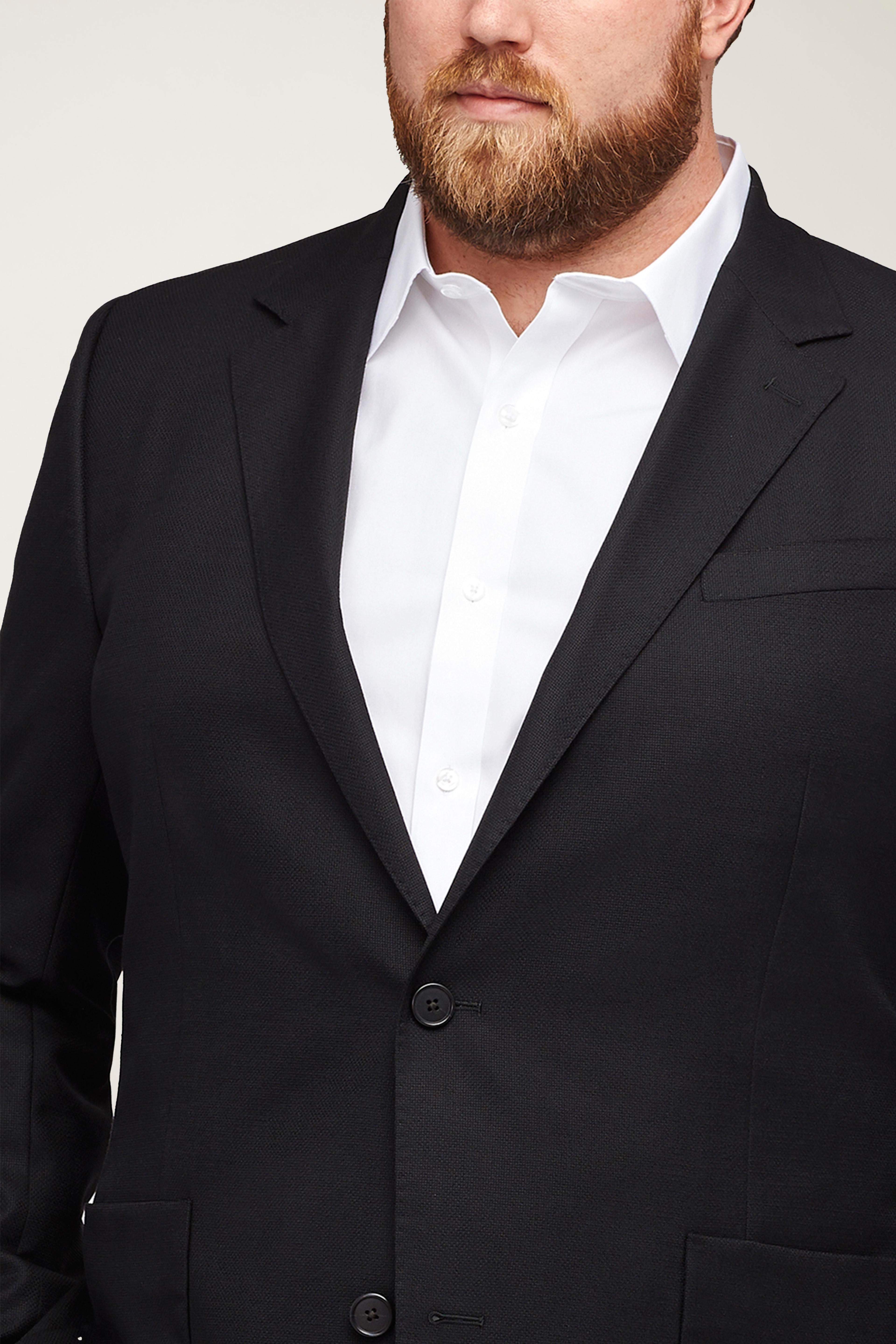 Unconstructed Italian Wool Blazer Extended Sizes Product Image