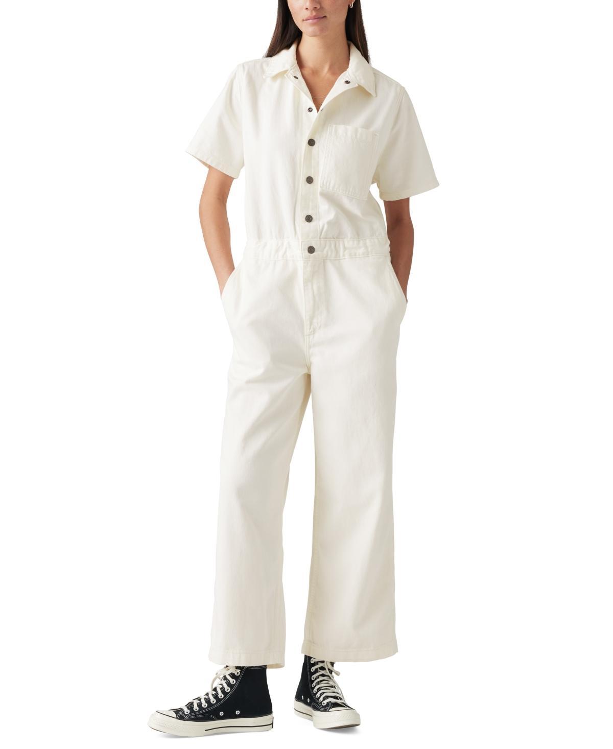 Levis Womens Cotton Short-Sleeve Heritage Jumpsuit Product Image