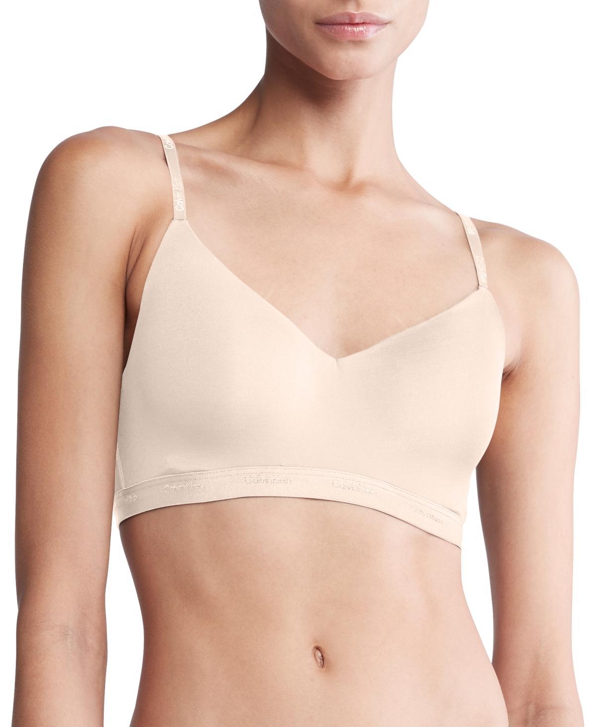 Calvin Klein Womens Form To Body Lightly Lined Bralette QF7618 Product Image