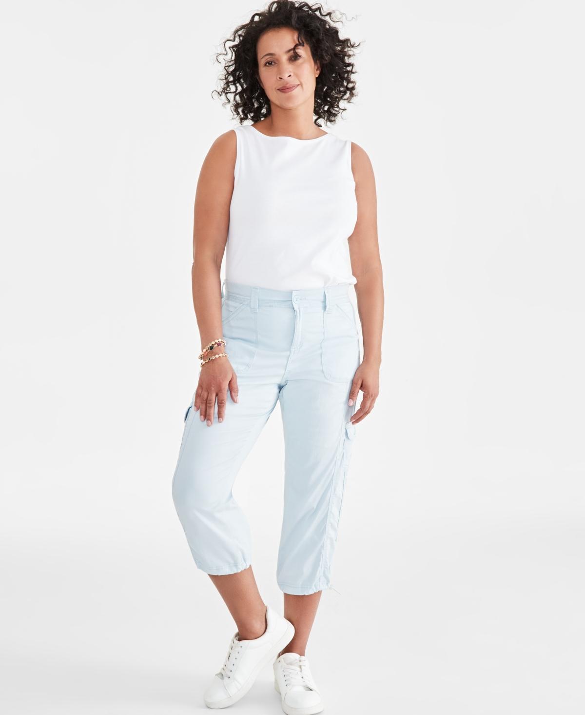 Women's Cargo Capri Pants, 2-24W, Created for Macy's Product Image