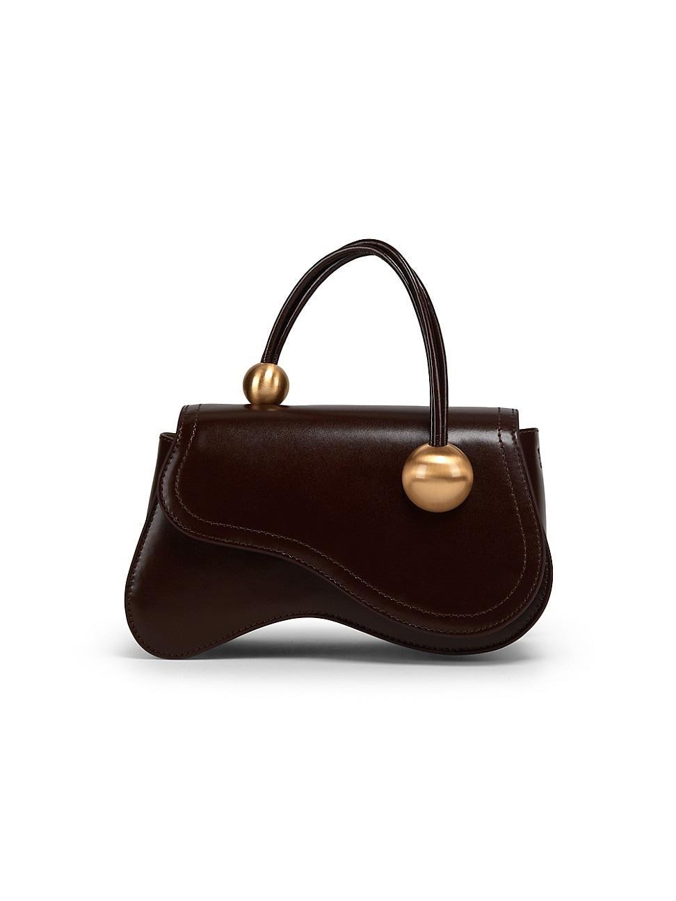 Womens Kazia Leather Top Handle Bag Product Image