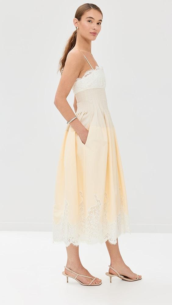 SIMKHAI Lilianna Combo Midi Dress | Shopbop Product Image