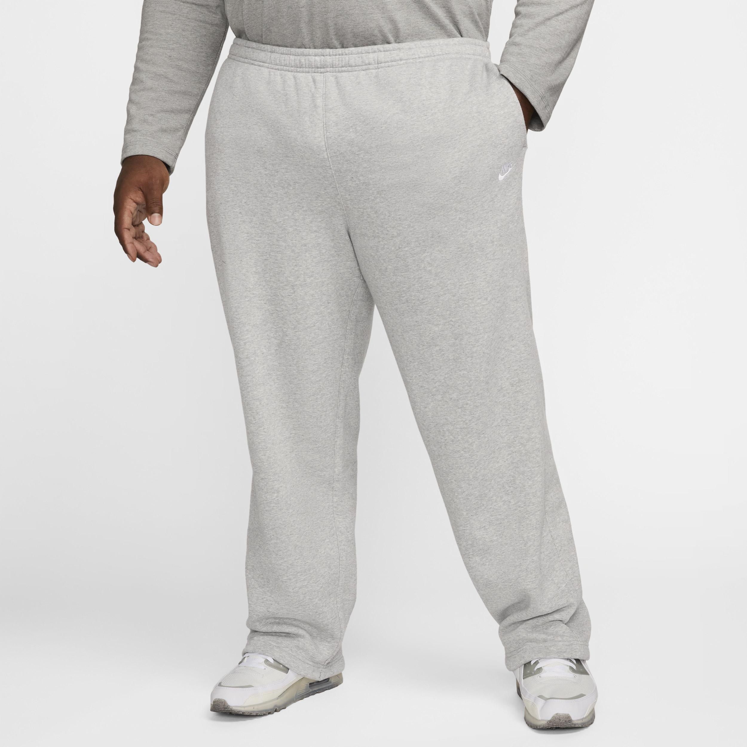 Nike Mens Nike Club BB Fleece Bungee Pants - Mens Grey/Grey Product Image