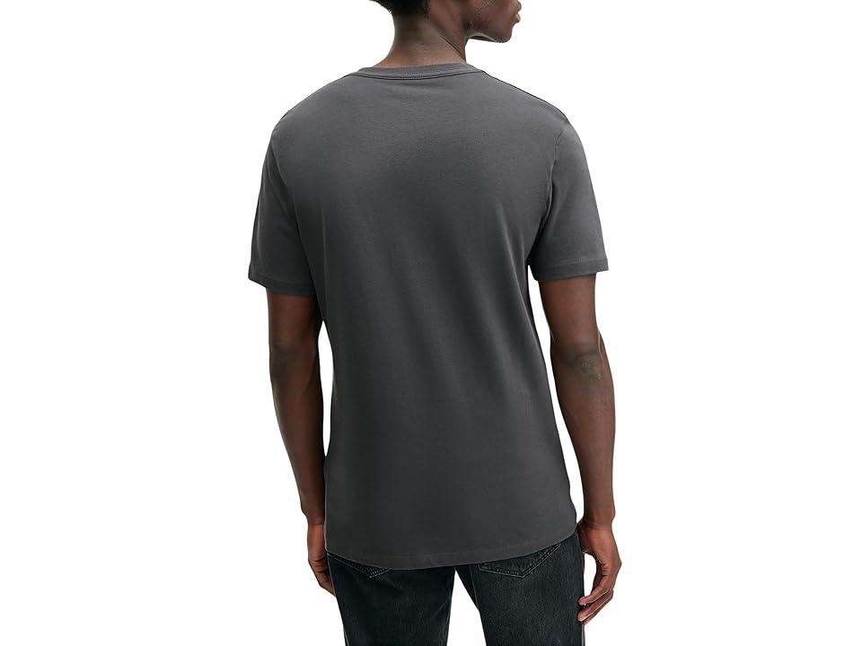 AllSaints Brace Short Sleeve Crew (Carter Grey) Men's Clothing Product Image