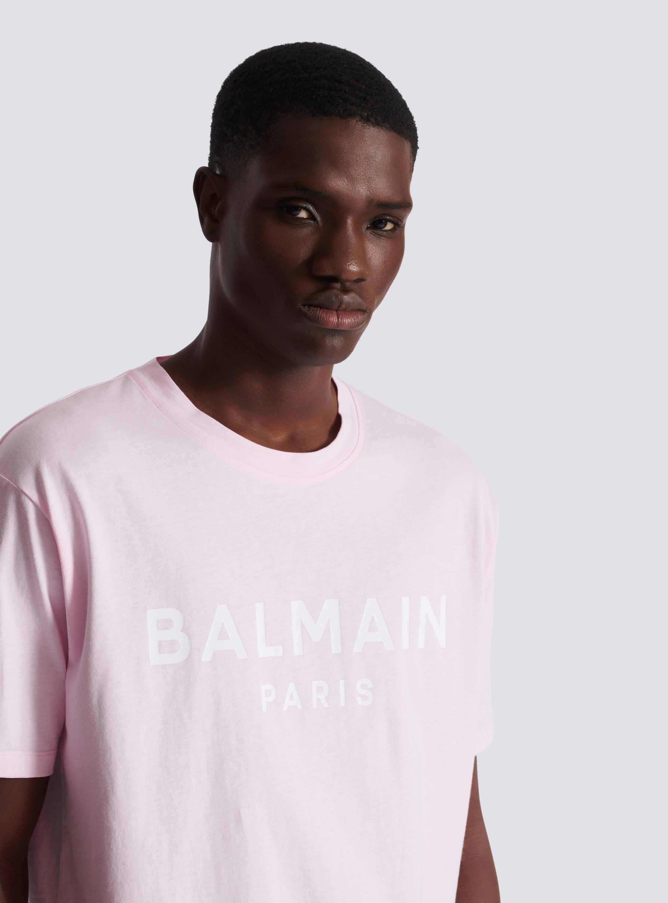 Printed Balmain Paris short-sleeved T-shirt Product Image