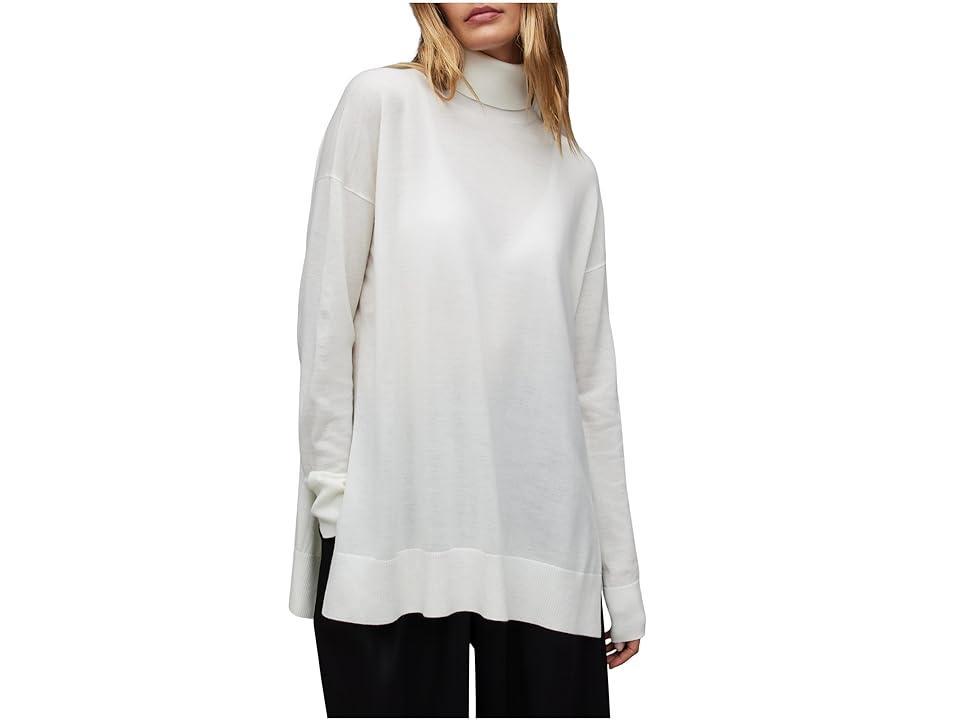 AllSaints Gala Merino Jumper (Chalk ) Women's Clothing Product Image