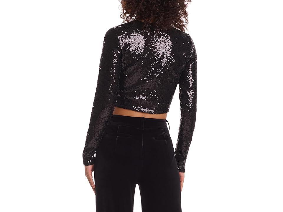 Commando Sequin Long Sleeve Crop Top Product Image