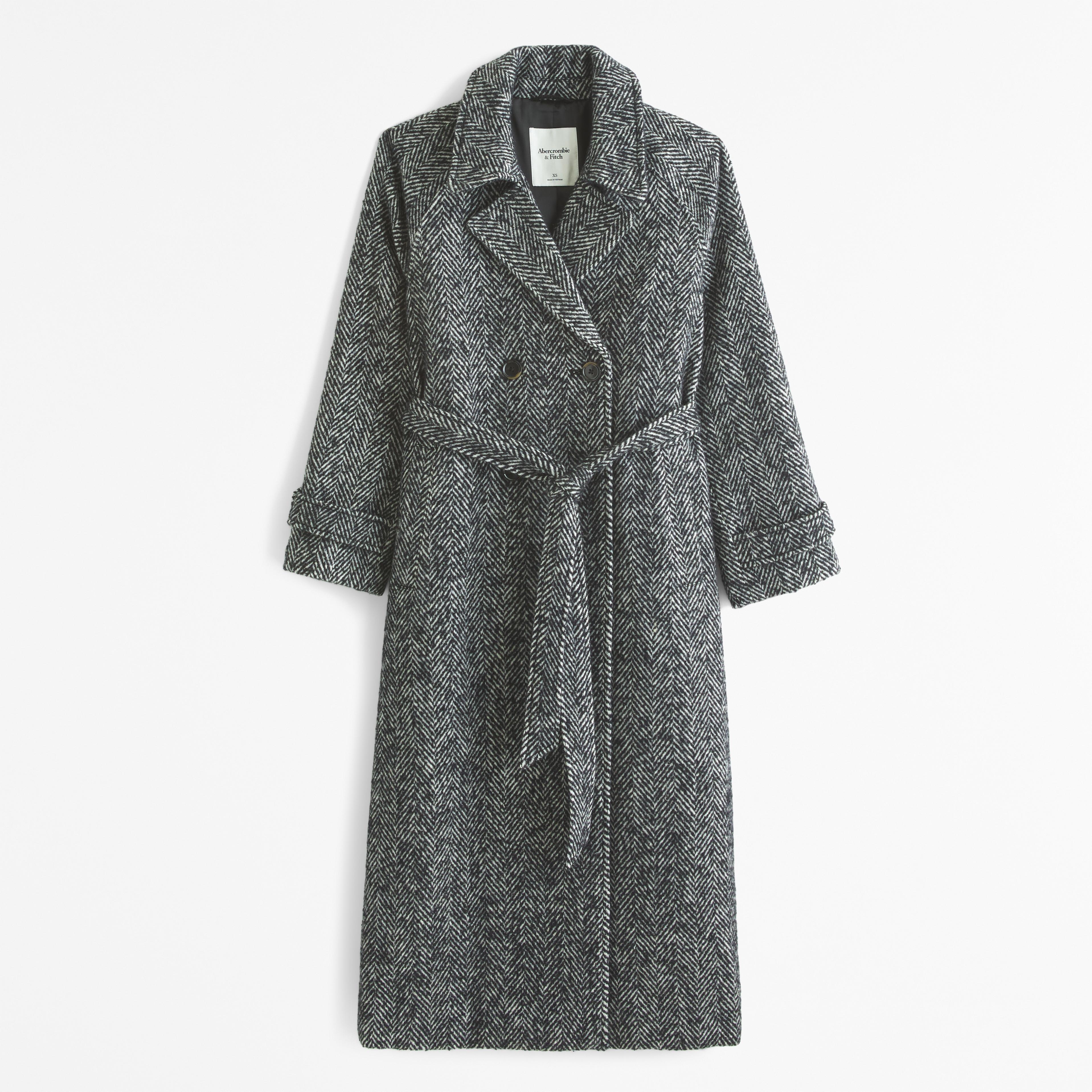 Wool-Blend Trench Coat Product Image