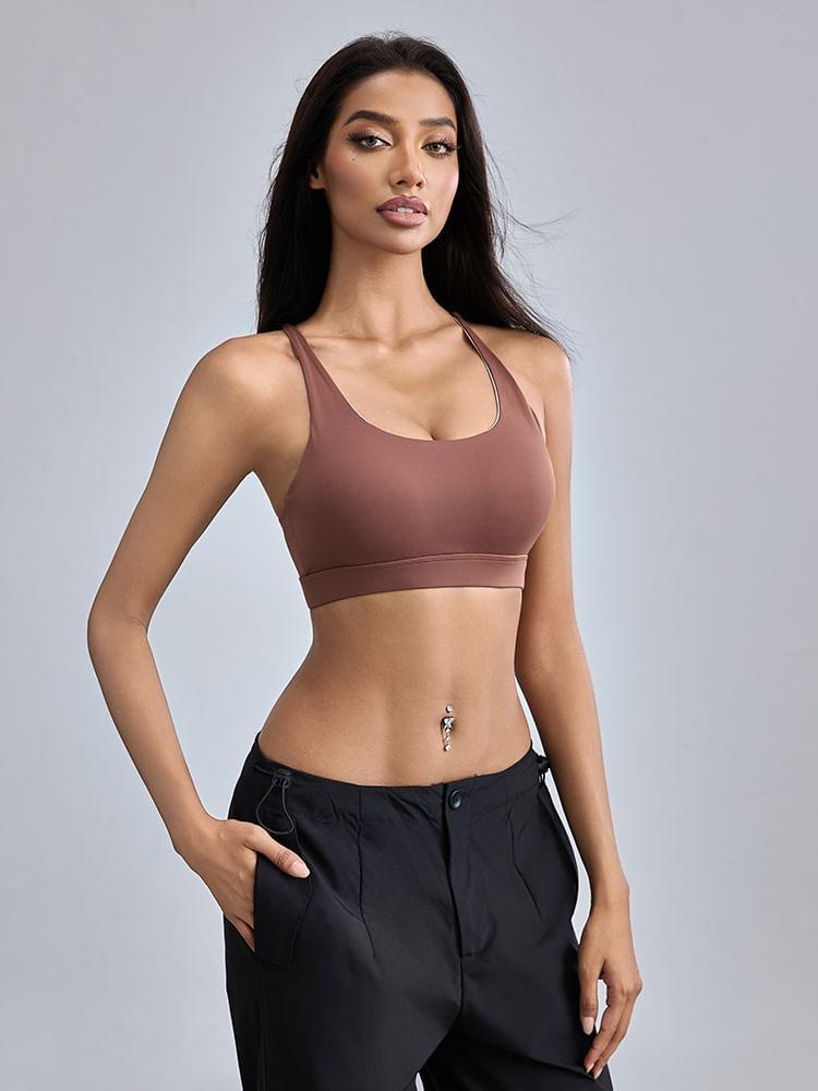 Plain Sports Bra Product Image