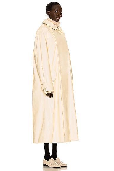 THE ROW Clemence Coat In Buttercream Product Image