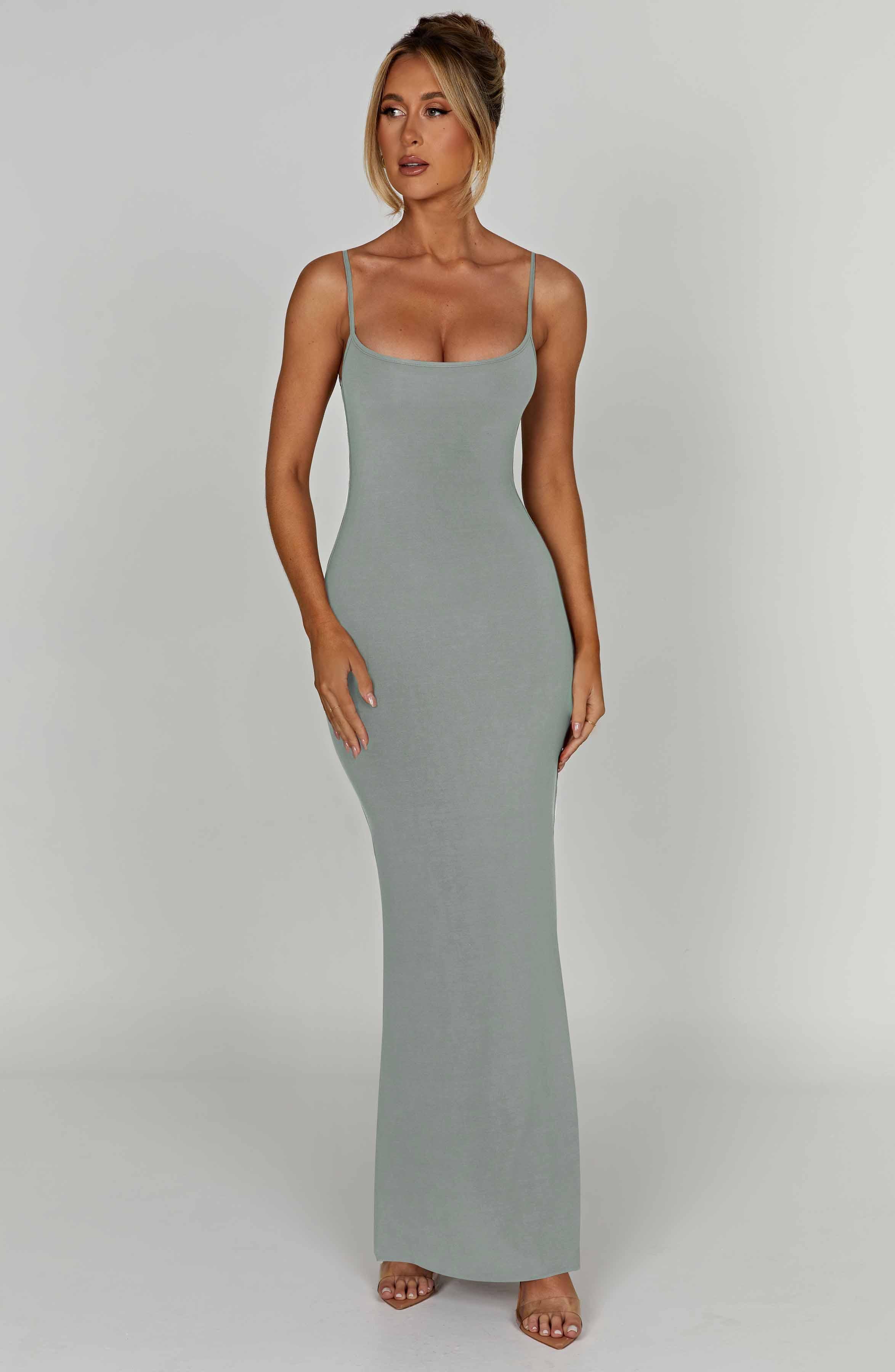 Saskia Maxi Dress - Steel Product Image