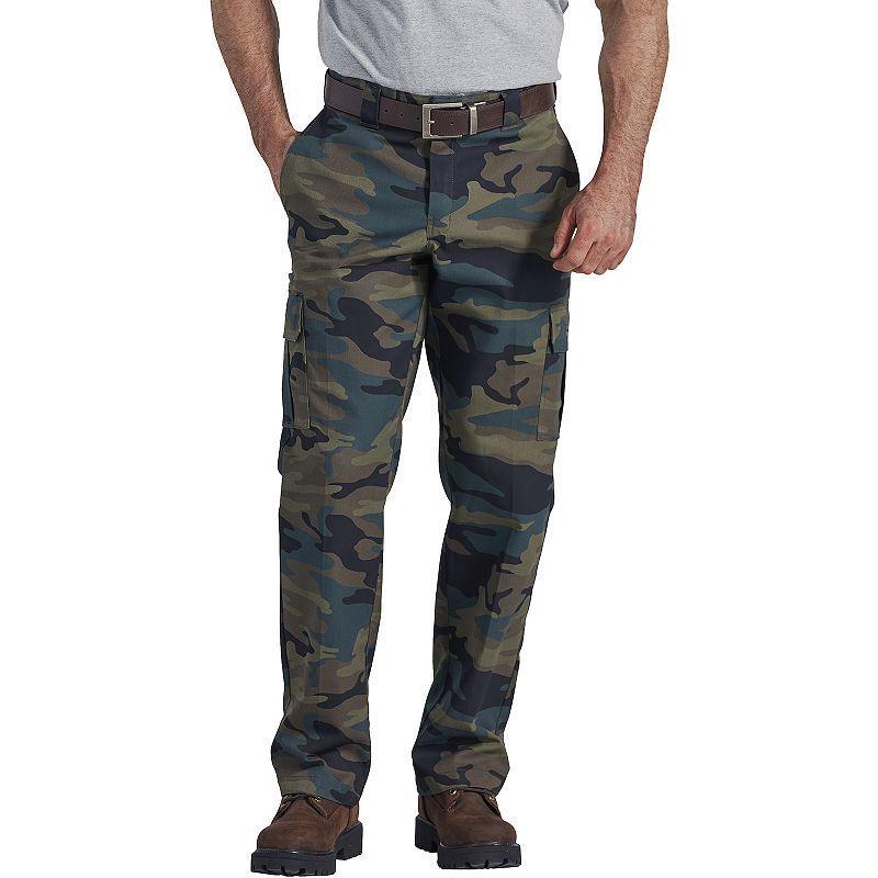 Mens Dickies FLEX Regular-Fit Straight-Leg Cargo Pants Product Image