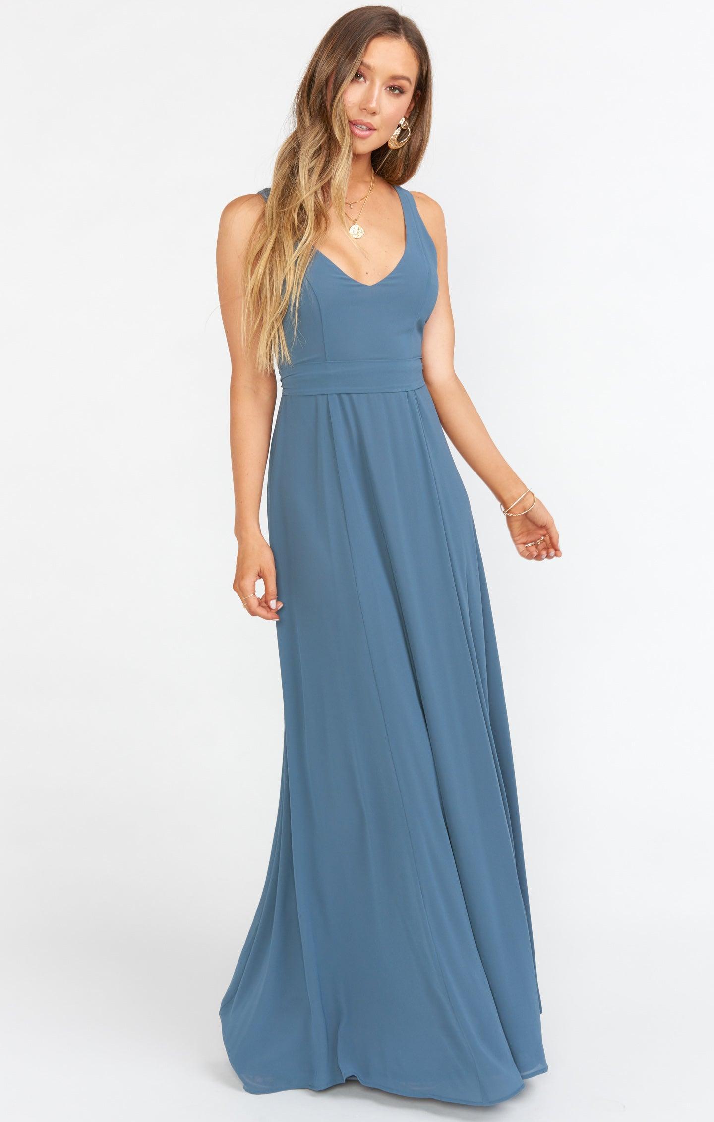 Jenn Maxi Dress ~ Emerald Chiffon Product Image