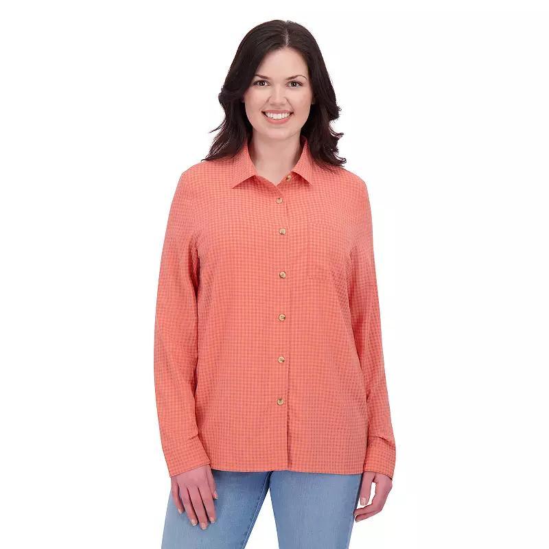 Womens ZeroXposur Daytona Long Sleeve Button Down Tech Shirt Product Image