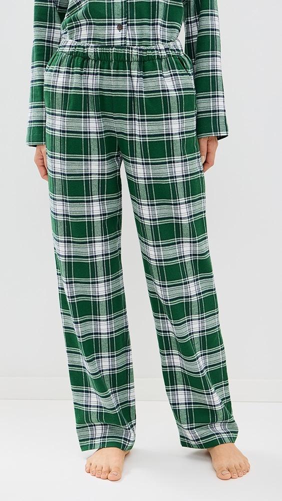 Eberjey Flannel Long Pj Set | Shopbop Product Image