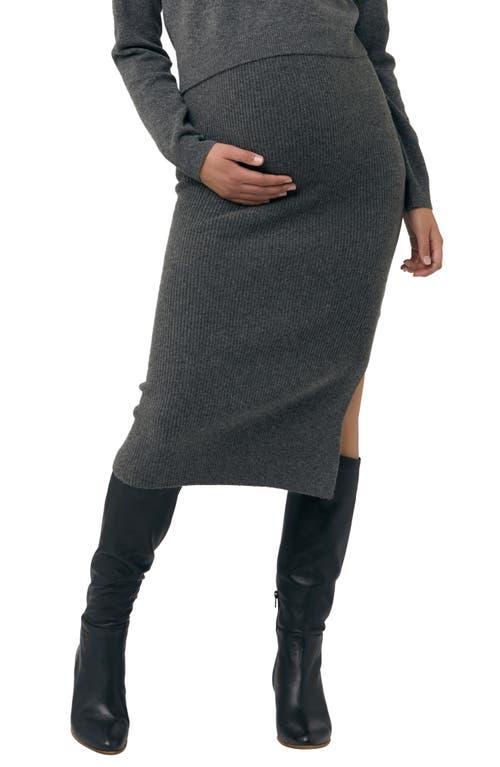 Ripe Maternity Dani Rib Stitch Maternity Skirt Product Image