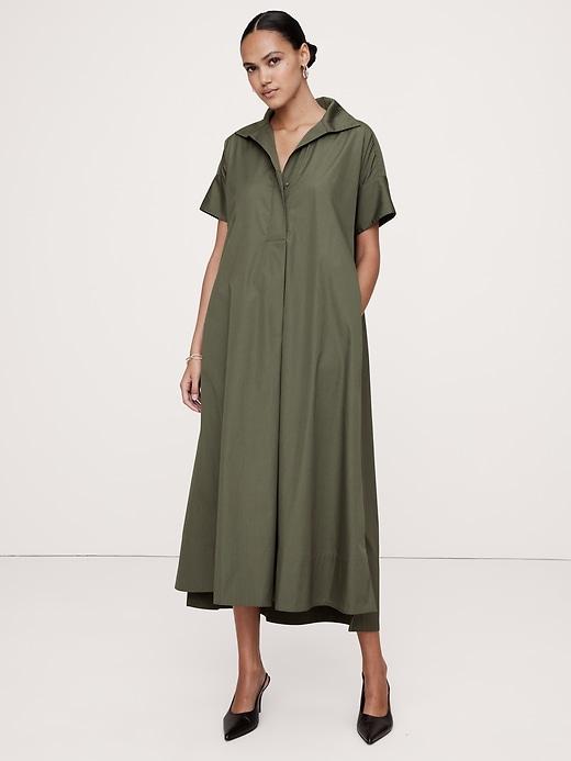 Cruz Poplin Maxi Dress Product Image