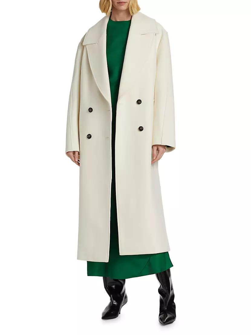 Oversized Double-Breasted Coat Product Image