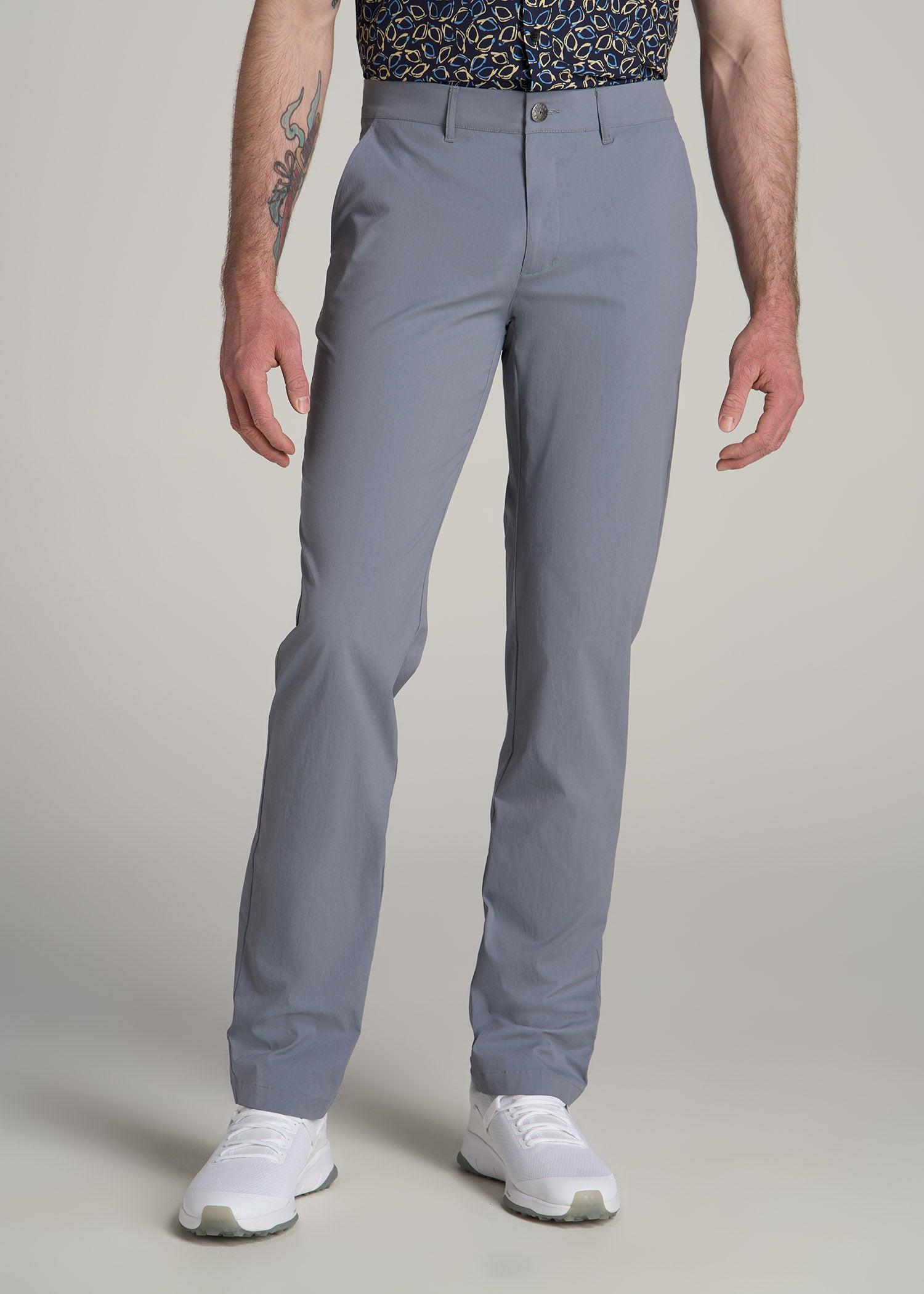 TAPERED FIT Traveler Chino Pants for Tall Men in Skyline Grey Male Product Image