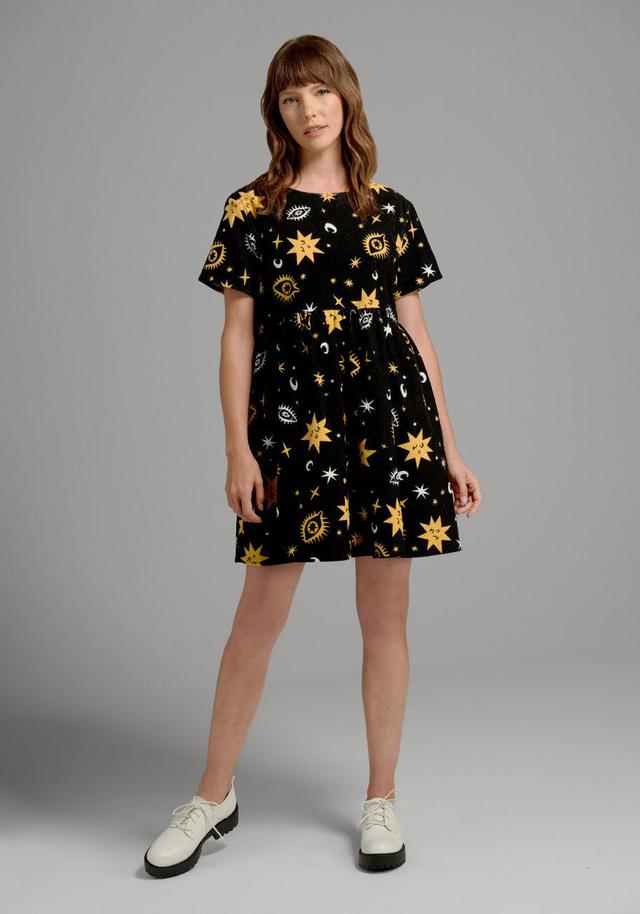 Celestial Being Corduroy Dress Product Image