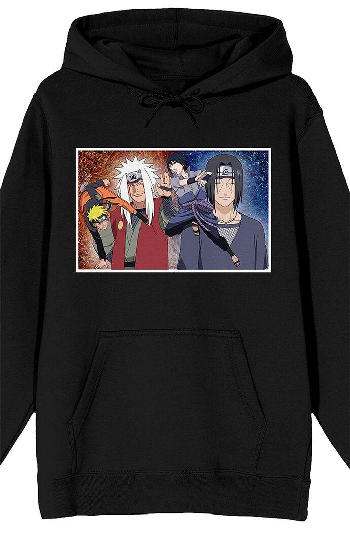 PacSun Mens Naruto Shippuden Uzumaki Anime Hoodie - Blackmall Product Image