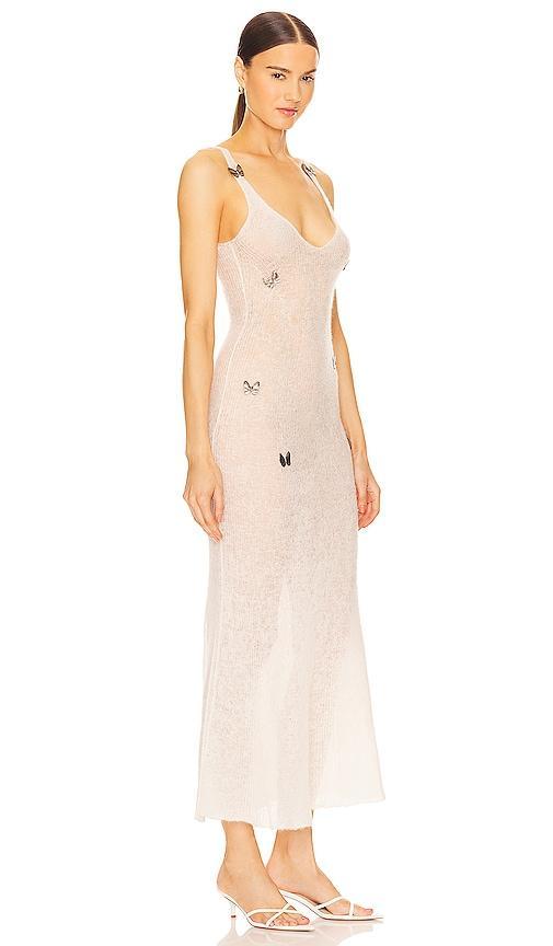 Aya Muse Maxim Dress in Ivory. - size M (also in L) Product Image