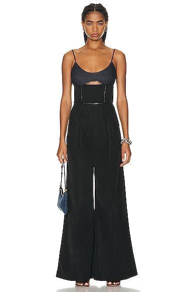 ET OCHS Weston Cutout Jumpsuit in Black Product Image