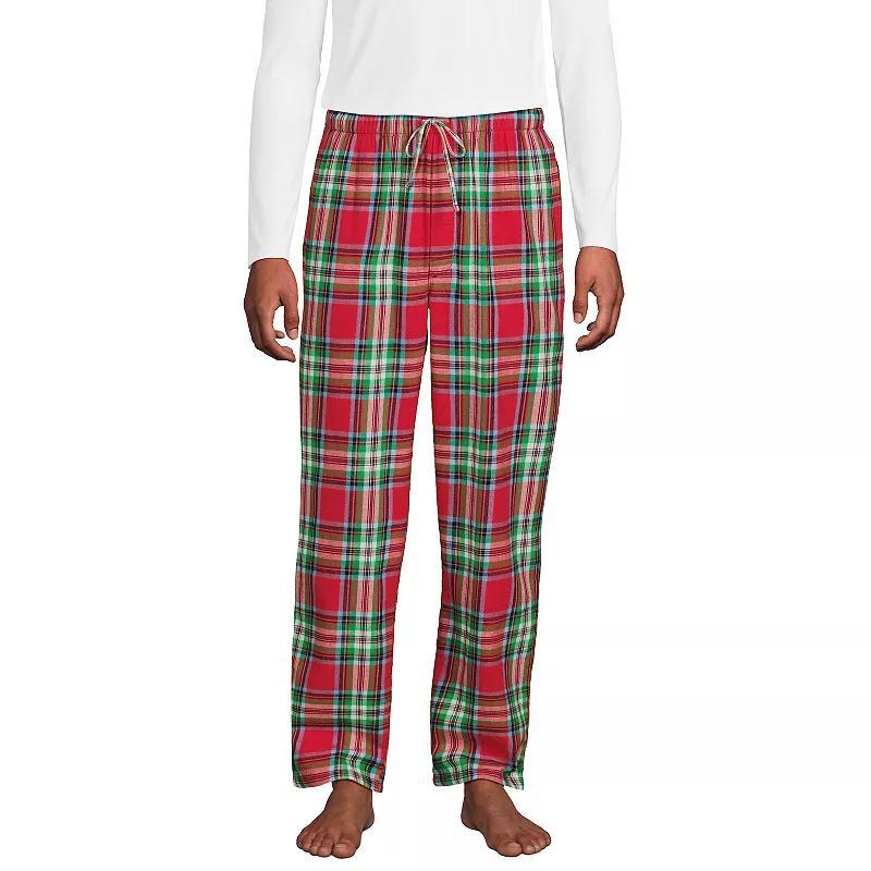 Mens Lands End Flannel Pajama Sleep Pants Product Image