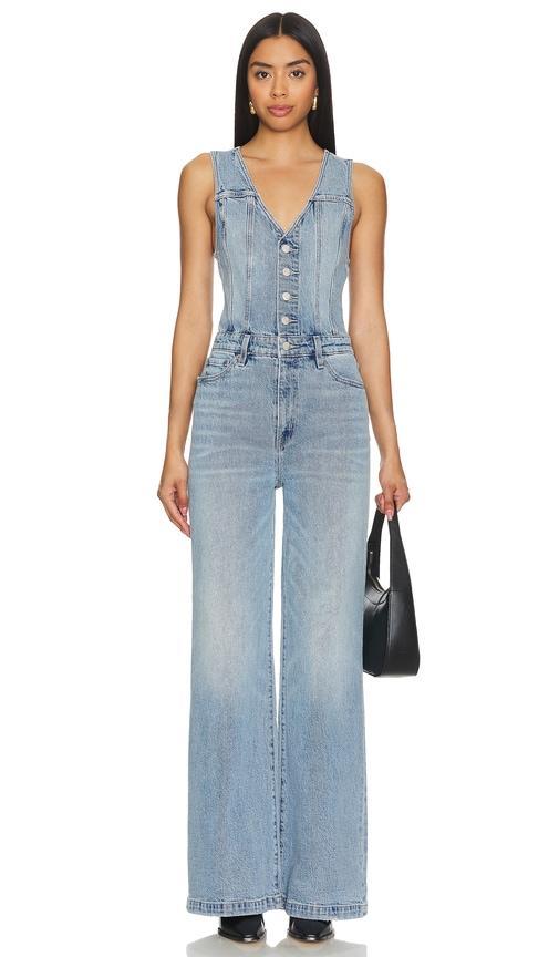 Aria Fitted Vest Jumpsuit Product Image