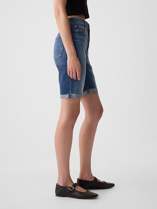 9" High Rise Bermuda Shorts Product Image