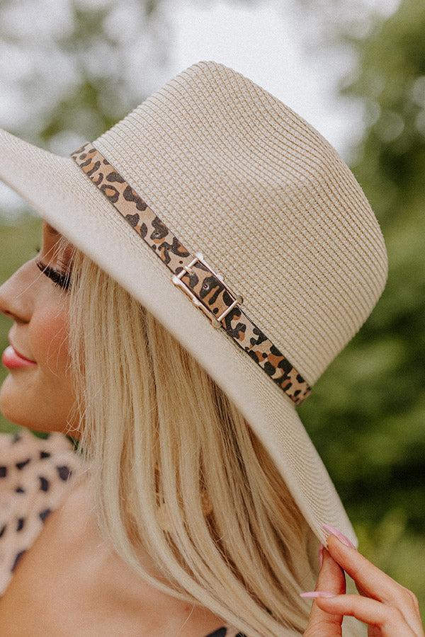 Aloha State Of Mind Raffia Fedora In Natural Product Image