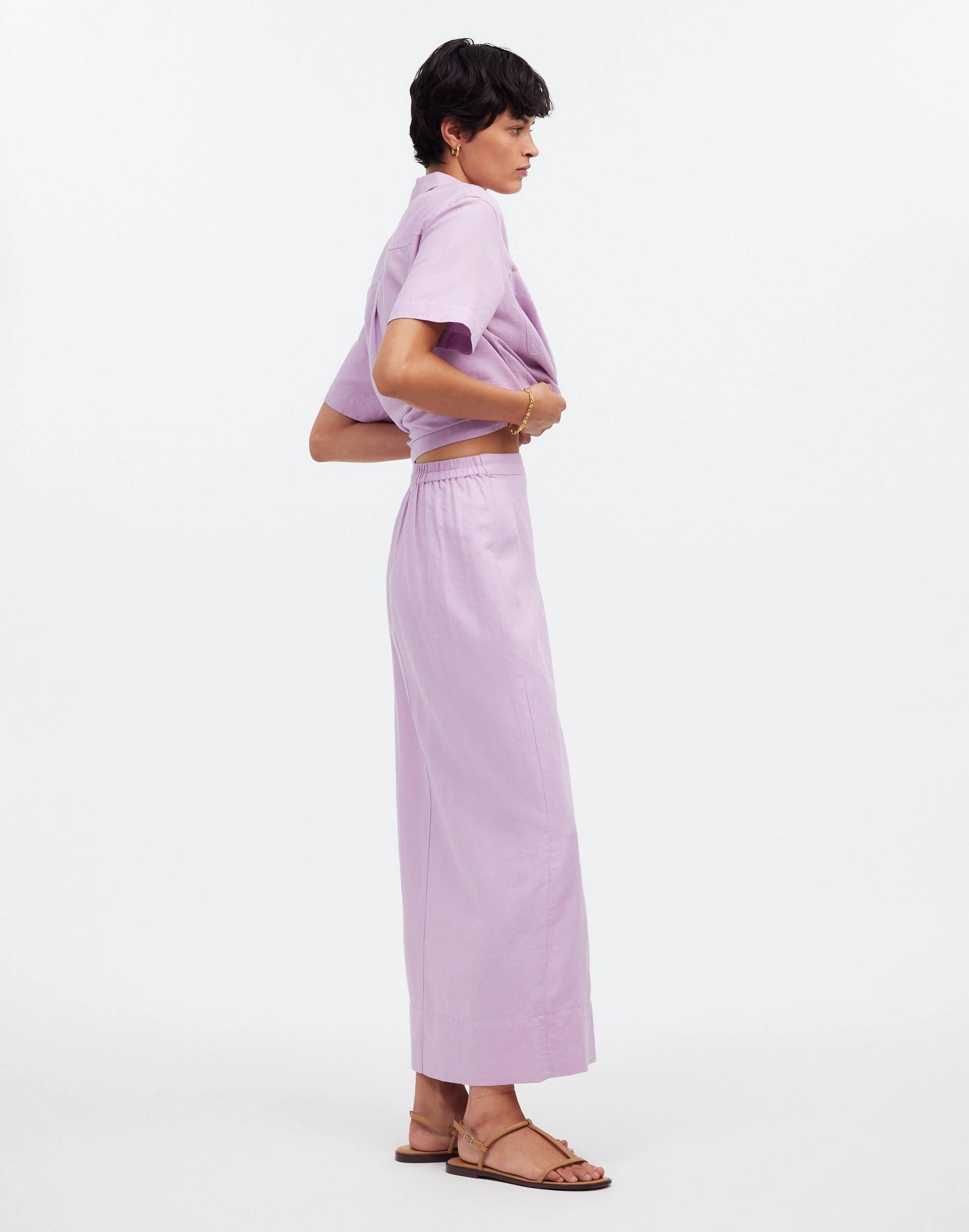 Madewell x Lisa Says Gah! Button-Front Maxi Skirt Product Image