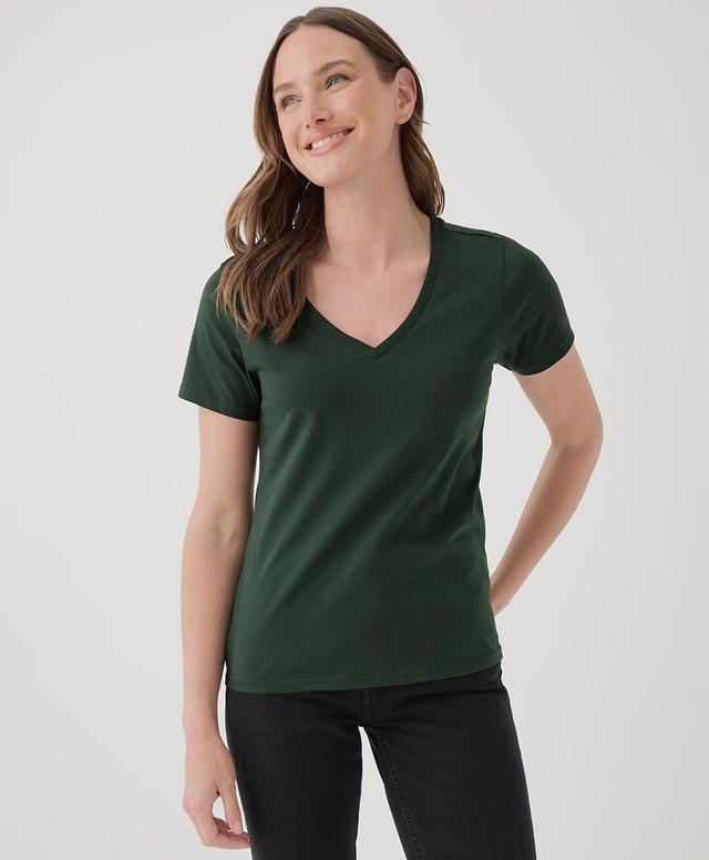 Womens Softspun V-Neck Tee XS Product Image