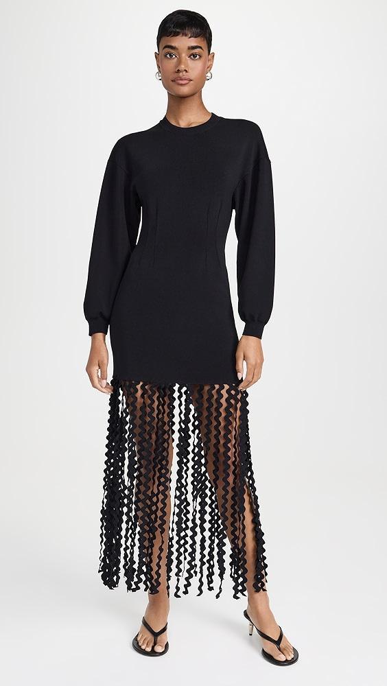 SIMONMILLER Wallis Knit Fringe Dress | Shopbop Product Image