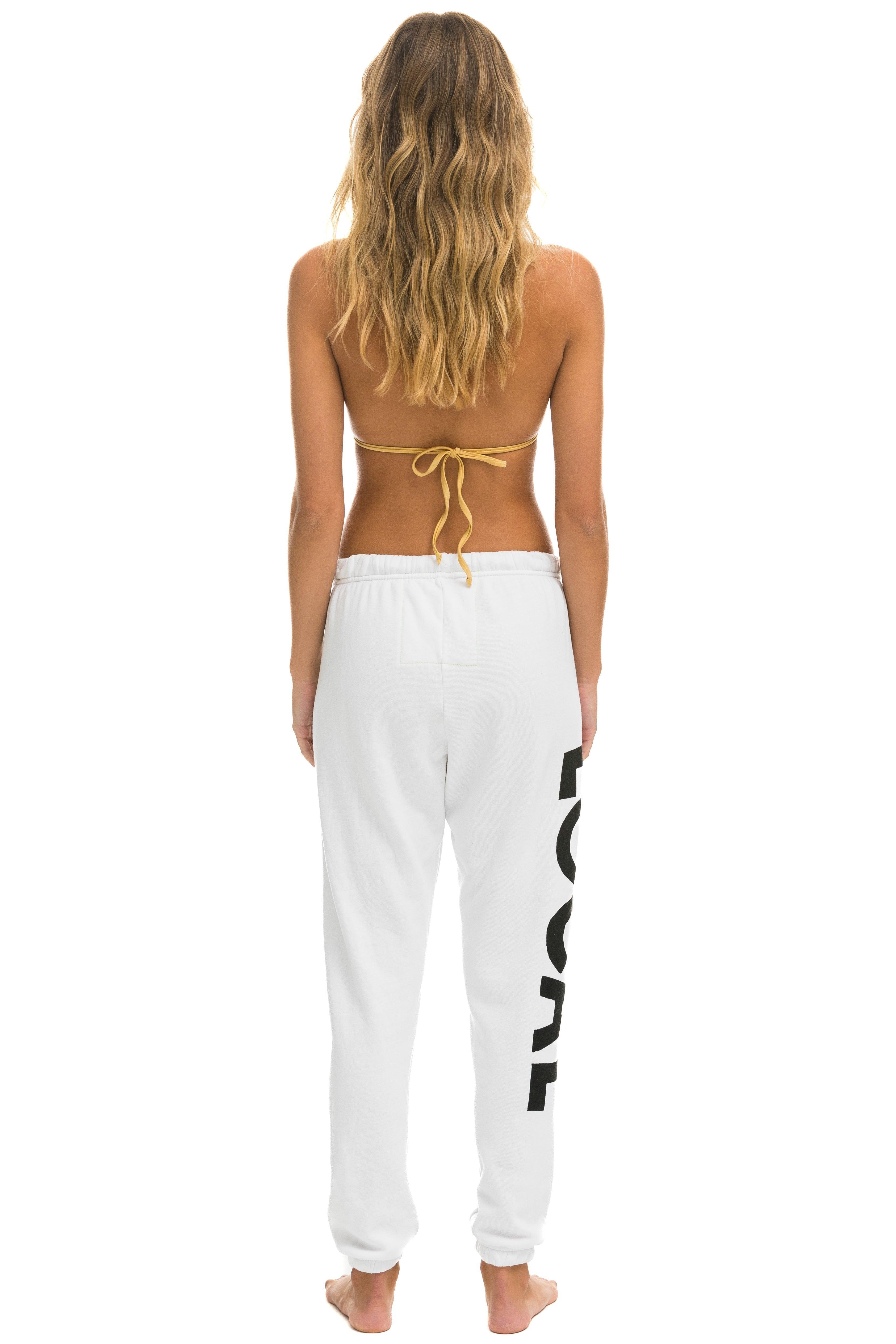 LOCALS ONLY SWEATPANTS - WHITE Female Product Image