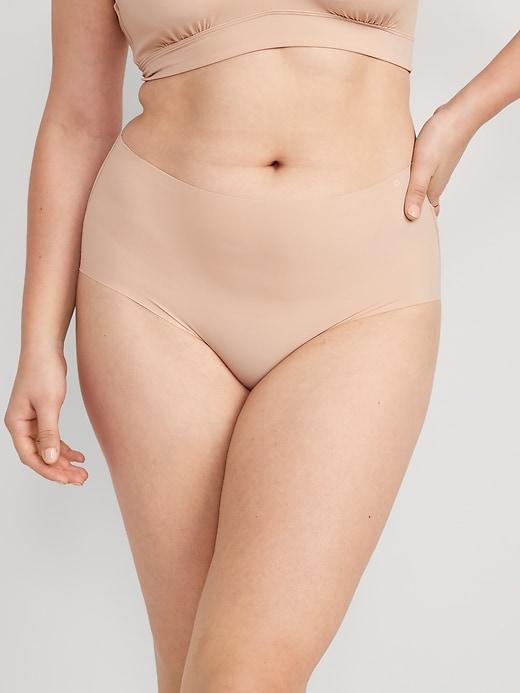 High-Waisted No-Show Brief Underwear Product Image