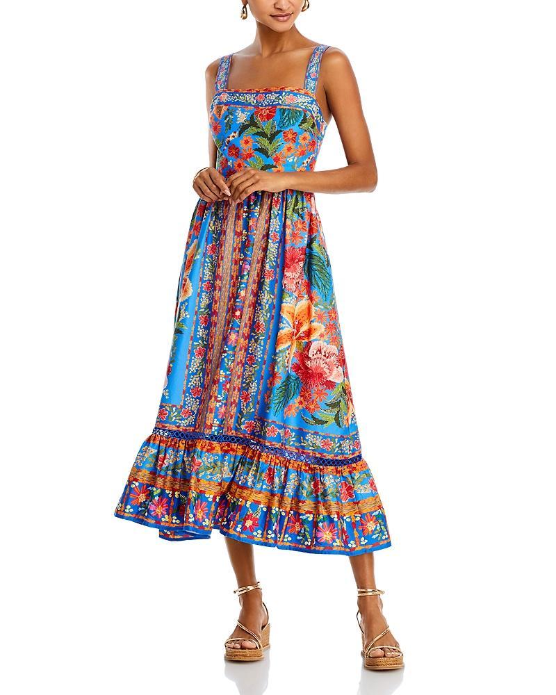 Womens Stitched Garden Tiered Maxi Dress Product Image