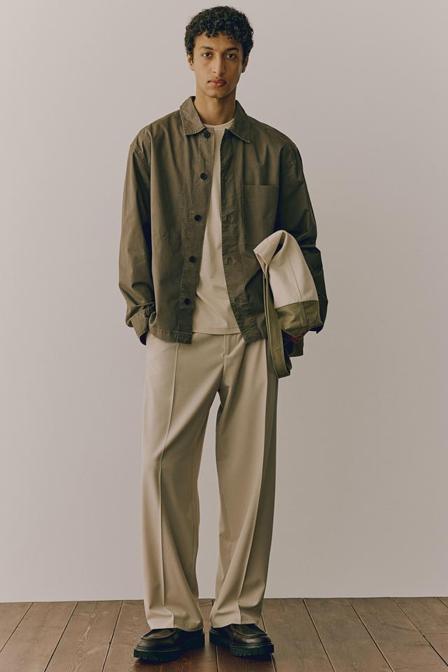 Regular Fit Twill Overshirt Product Image