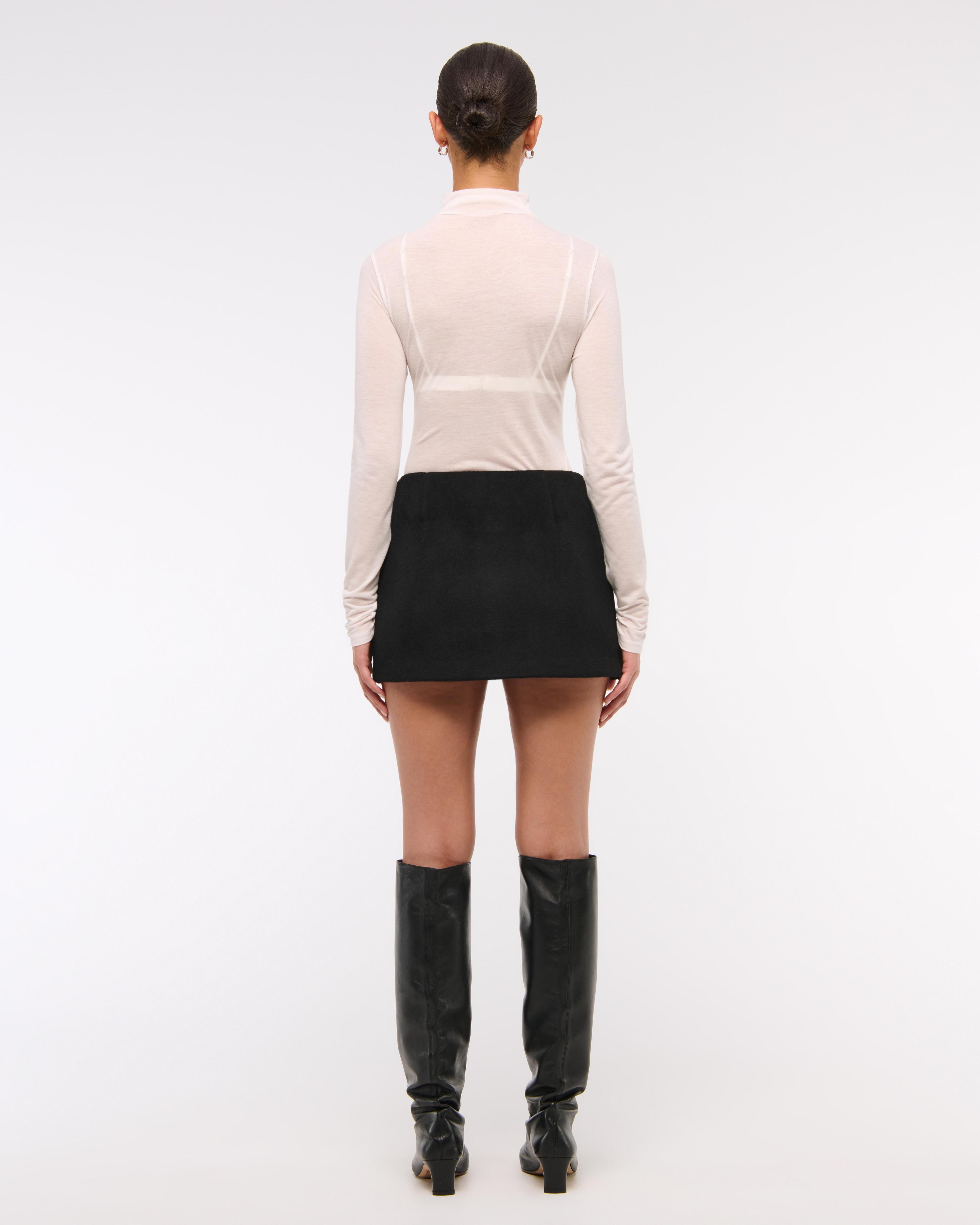 Mid Rise Wrap Skort Product Image