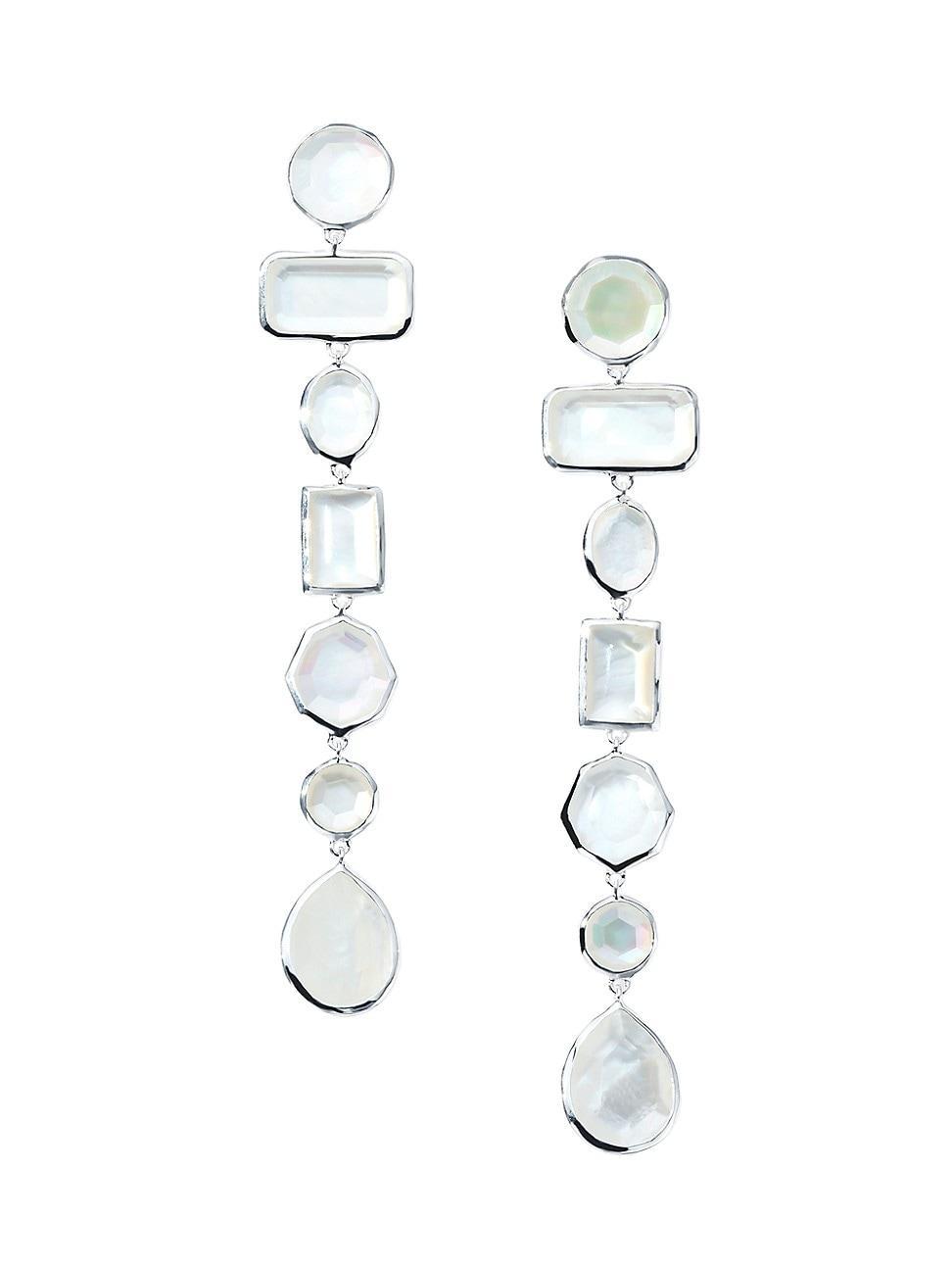 Womens Rock Candy Sterling Silver & Multi-Gemstone Drop Earrings Product Image