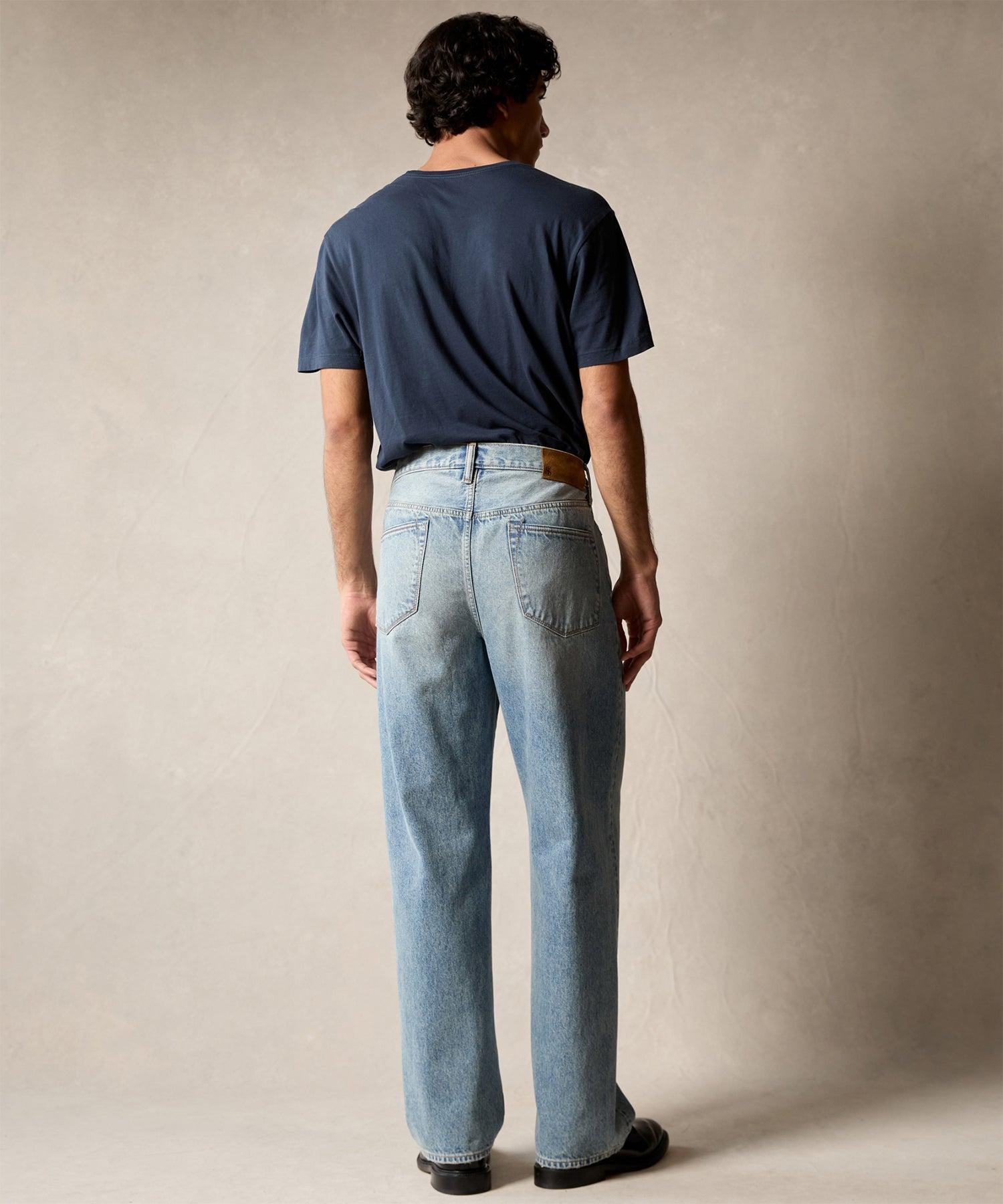 Relaxed Selvedge Jean in Frosty Indigo Wash Product Image