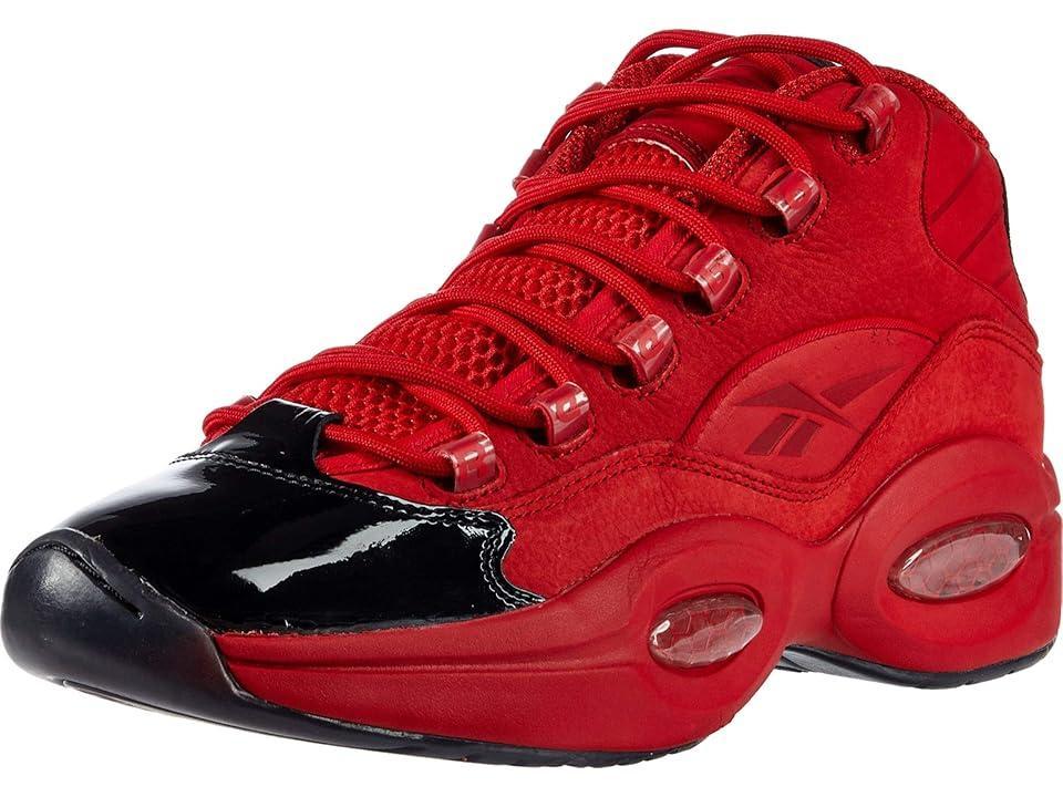 Reebok Lifestyle Question Mid Black) Men's Shoes Product Image