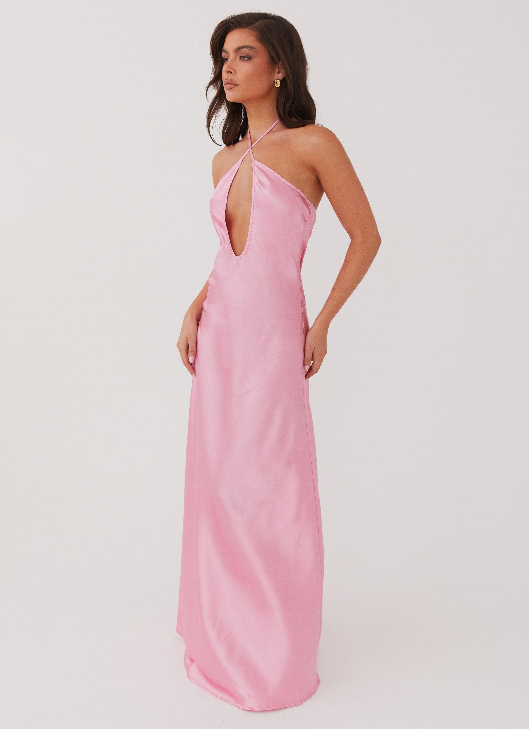 Noir Symphony Maxi Dress - Pink Product Image