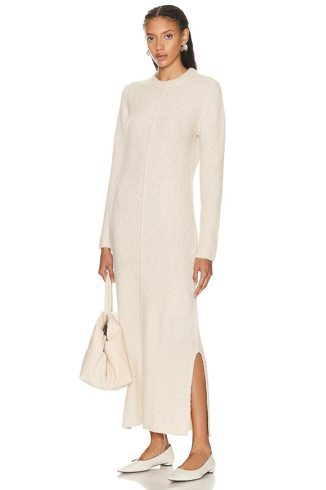 Loulou Studio Bisha Long Dress in Cream - Cream. Size M (also in L, S, XS). Product Image