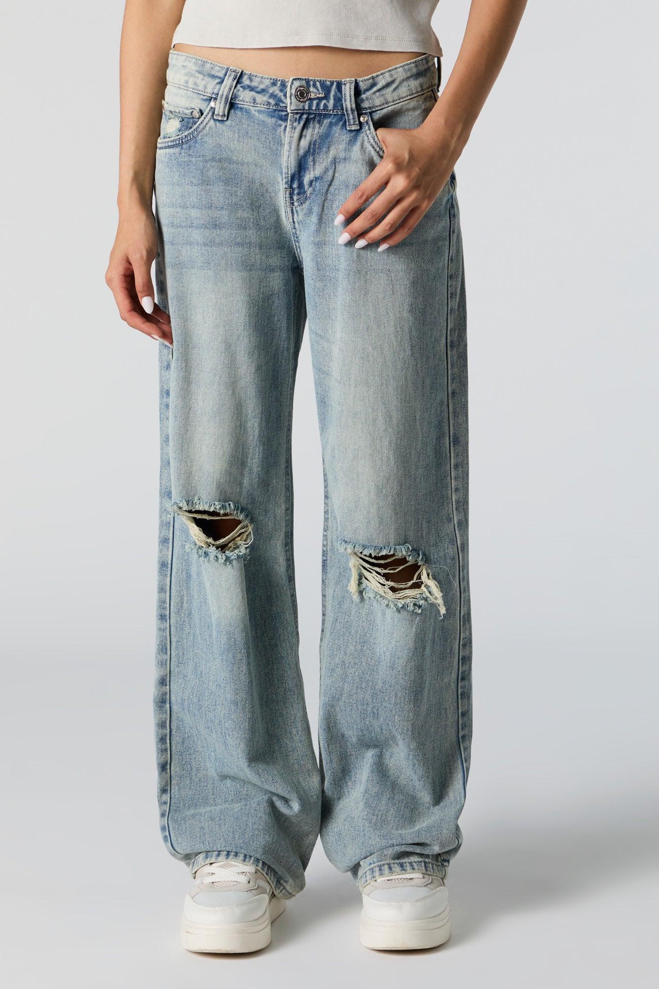 Vintage Low Rise Distressed Skater Jean Female Product Image