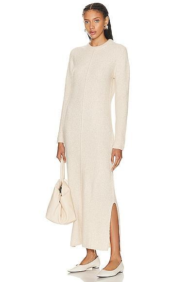 Loulou Studio Bisha Long Dress in Cream - Cream. Size M (also in L, S, XS). Product Image