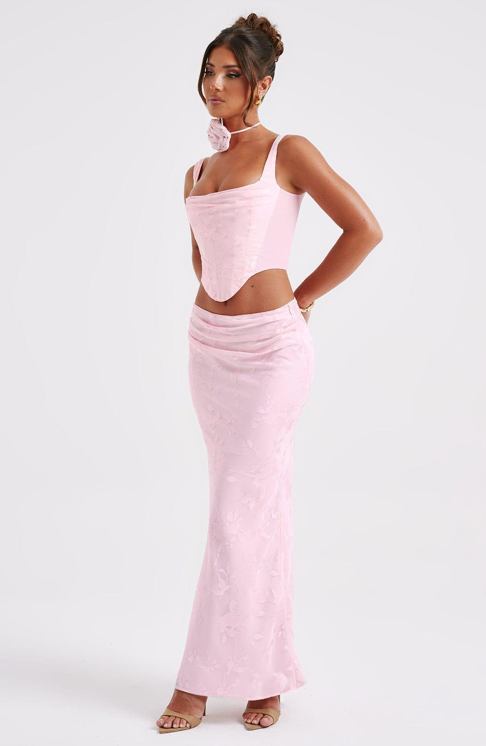 Elizabeth Maxi Skirt - Blush Product Image