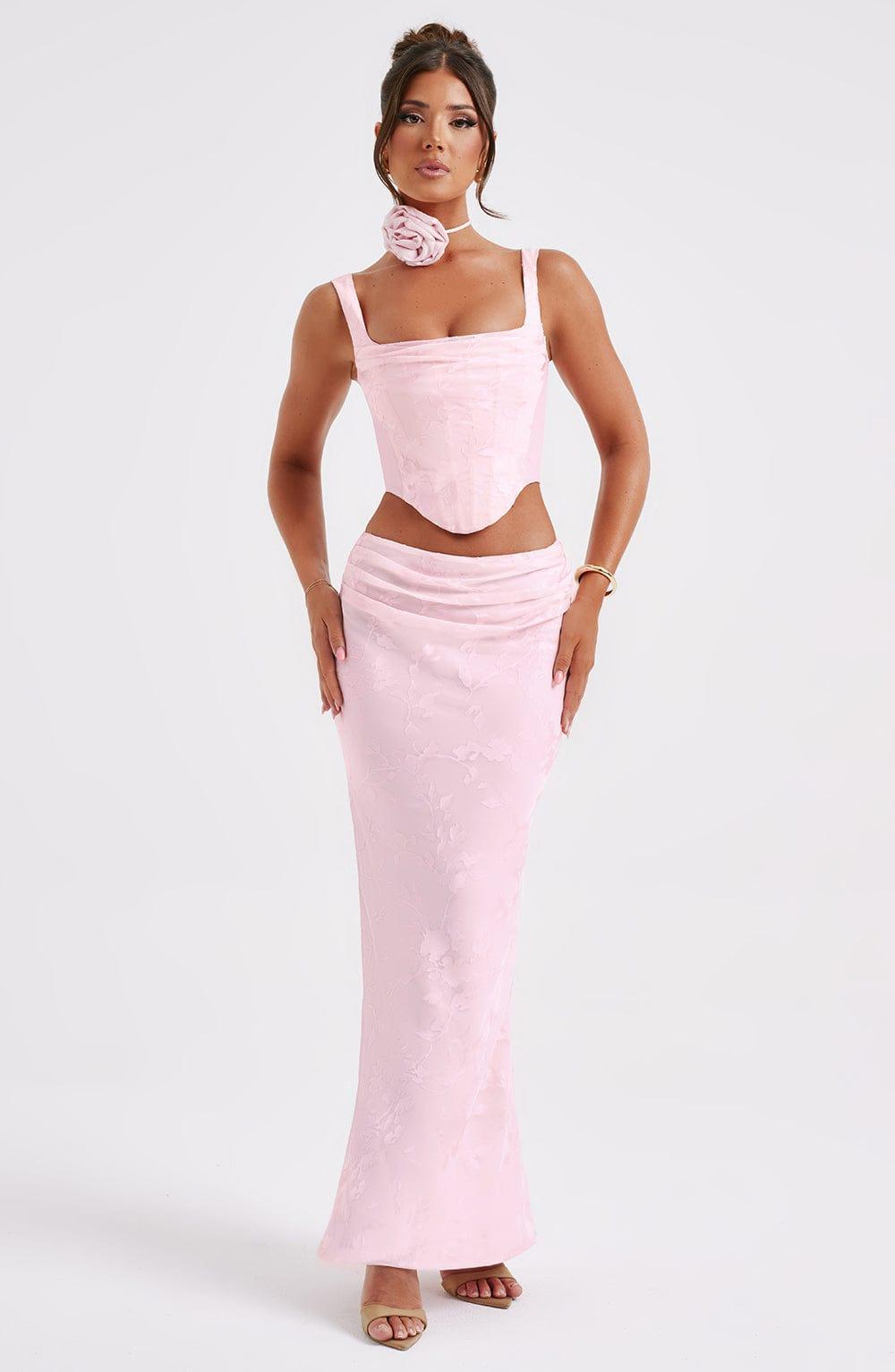 Elizabeth Maxi Skirt - Blush Product Image