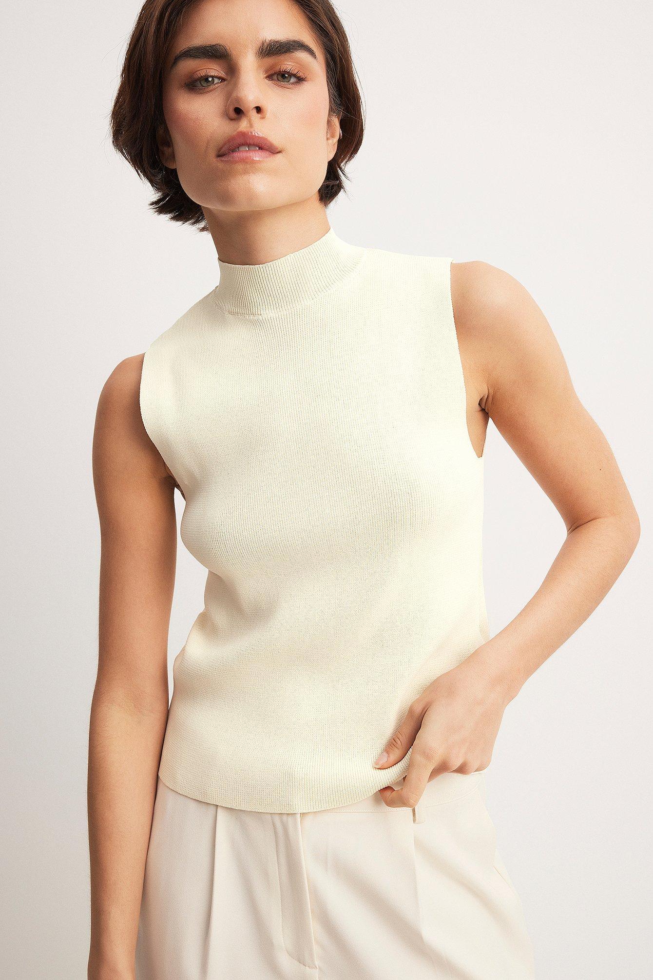 Sleeveless Straight Fine Knitted Top product image