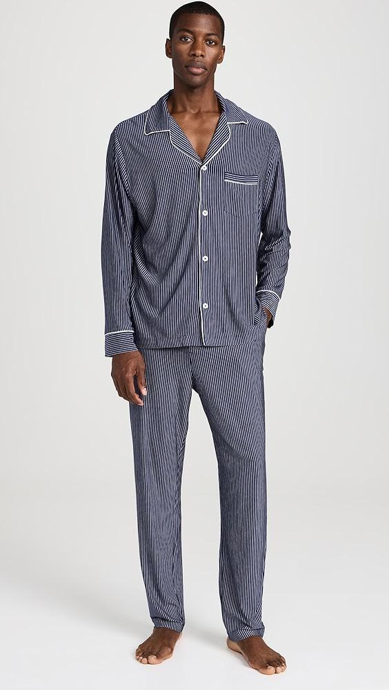 Eberjey William Modal Striped Long PJs | Shopbop Product Image